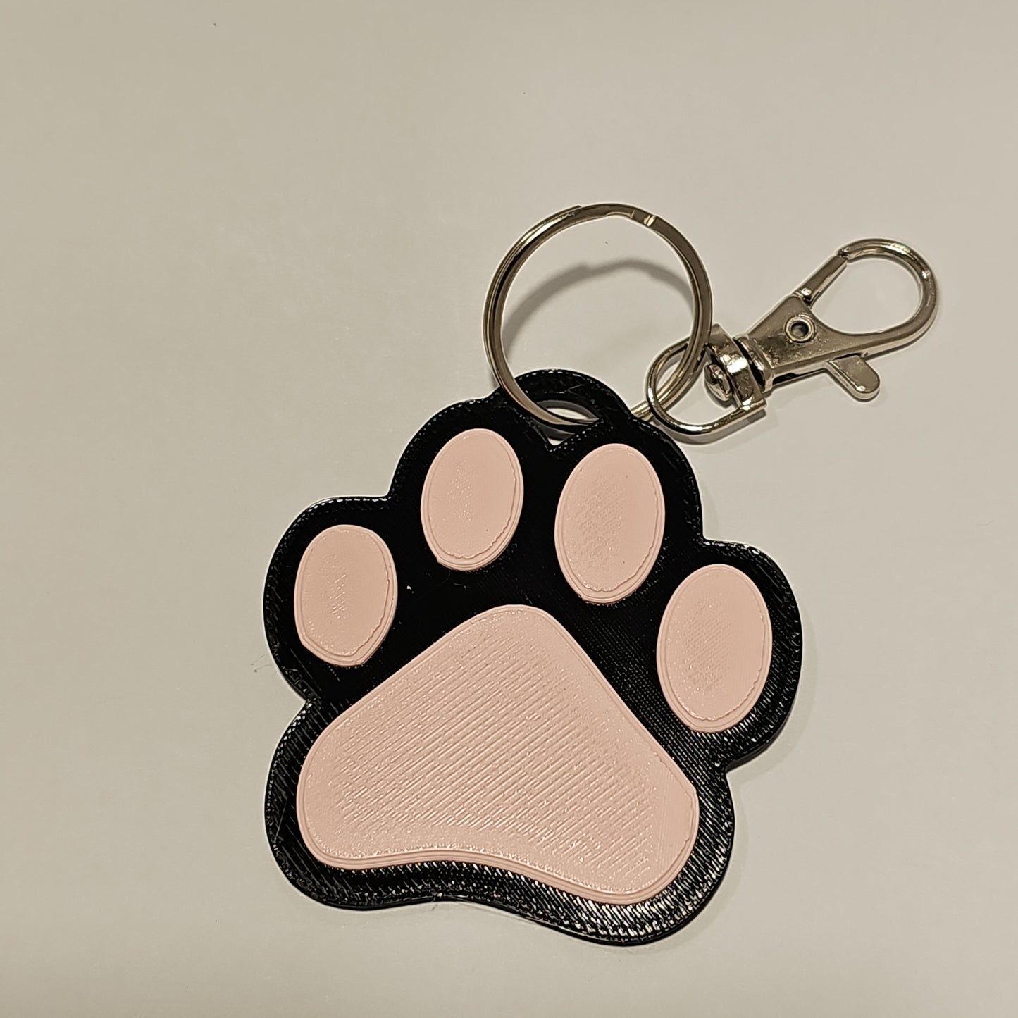 Paw Print Keychain