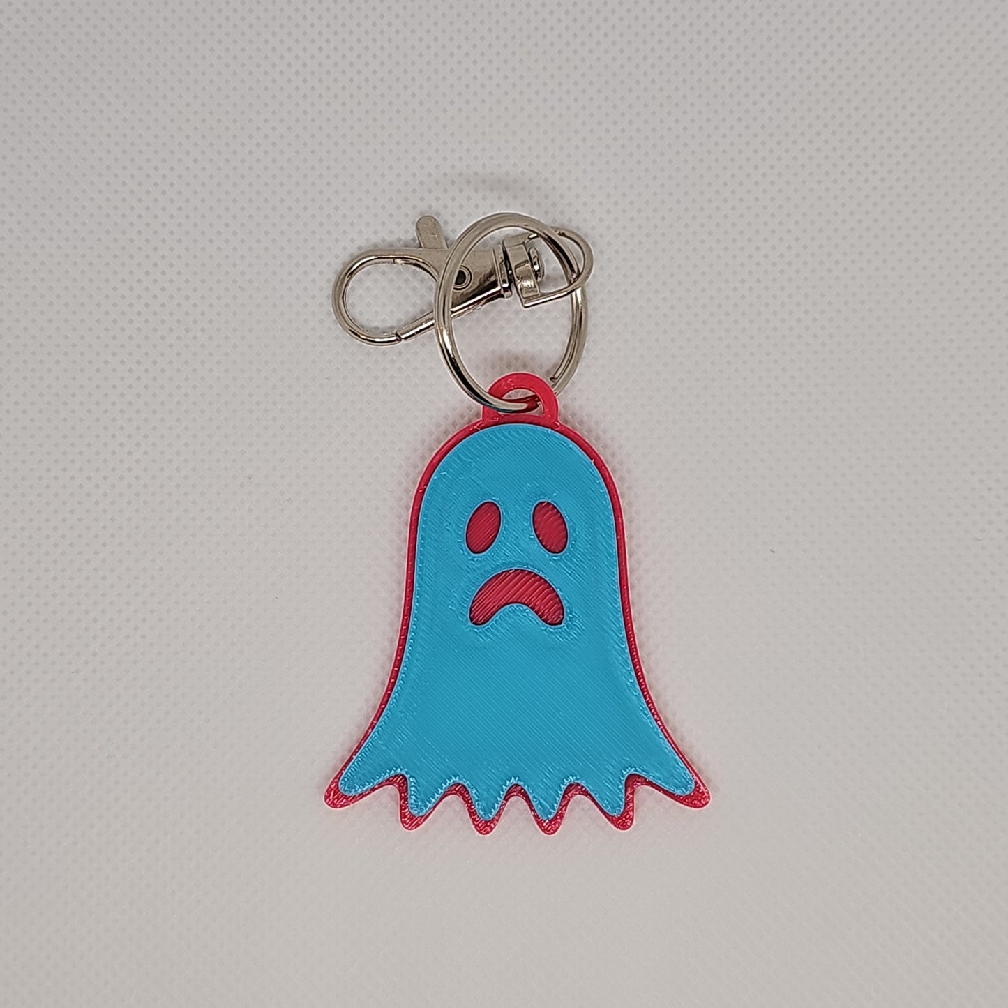 Sad Ghost Keychain