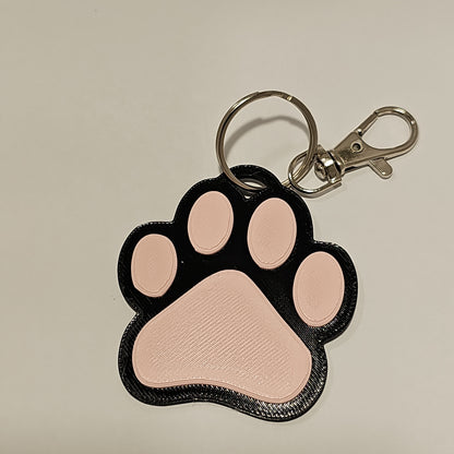 Paw Print Keychain