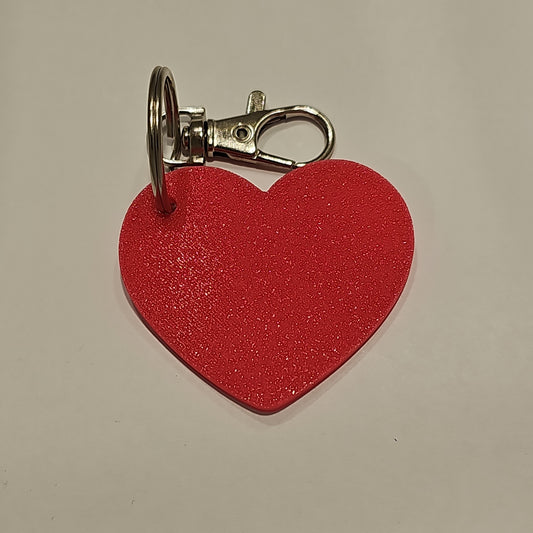 Heart Keychain (Flat)