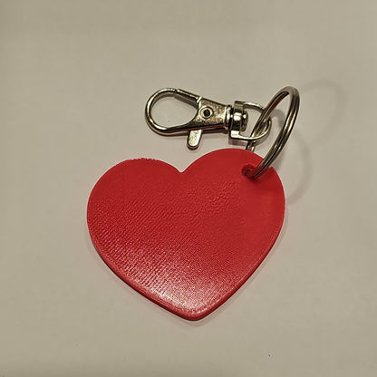 Heart Keychain (Flat)