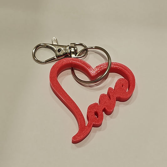 Love Heart Keychain