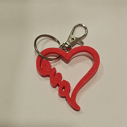 Love Heart Keychain