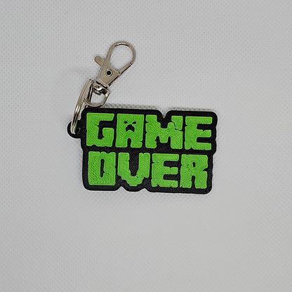 Game Over Keychain