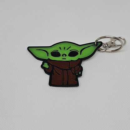 Large Baby Yoda Keychain