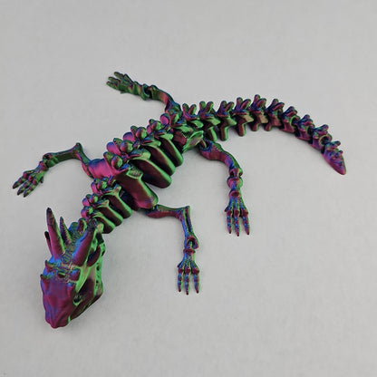 Articulating Dragon Skeleton - 9" Long