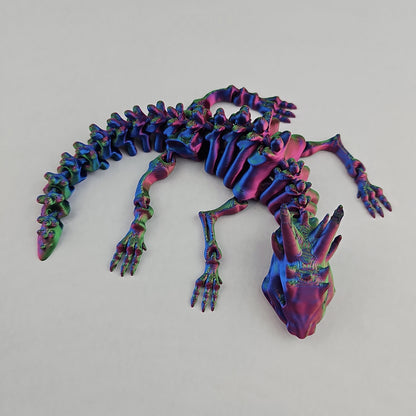 Articulating Dragon Skeleton - 9" Long