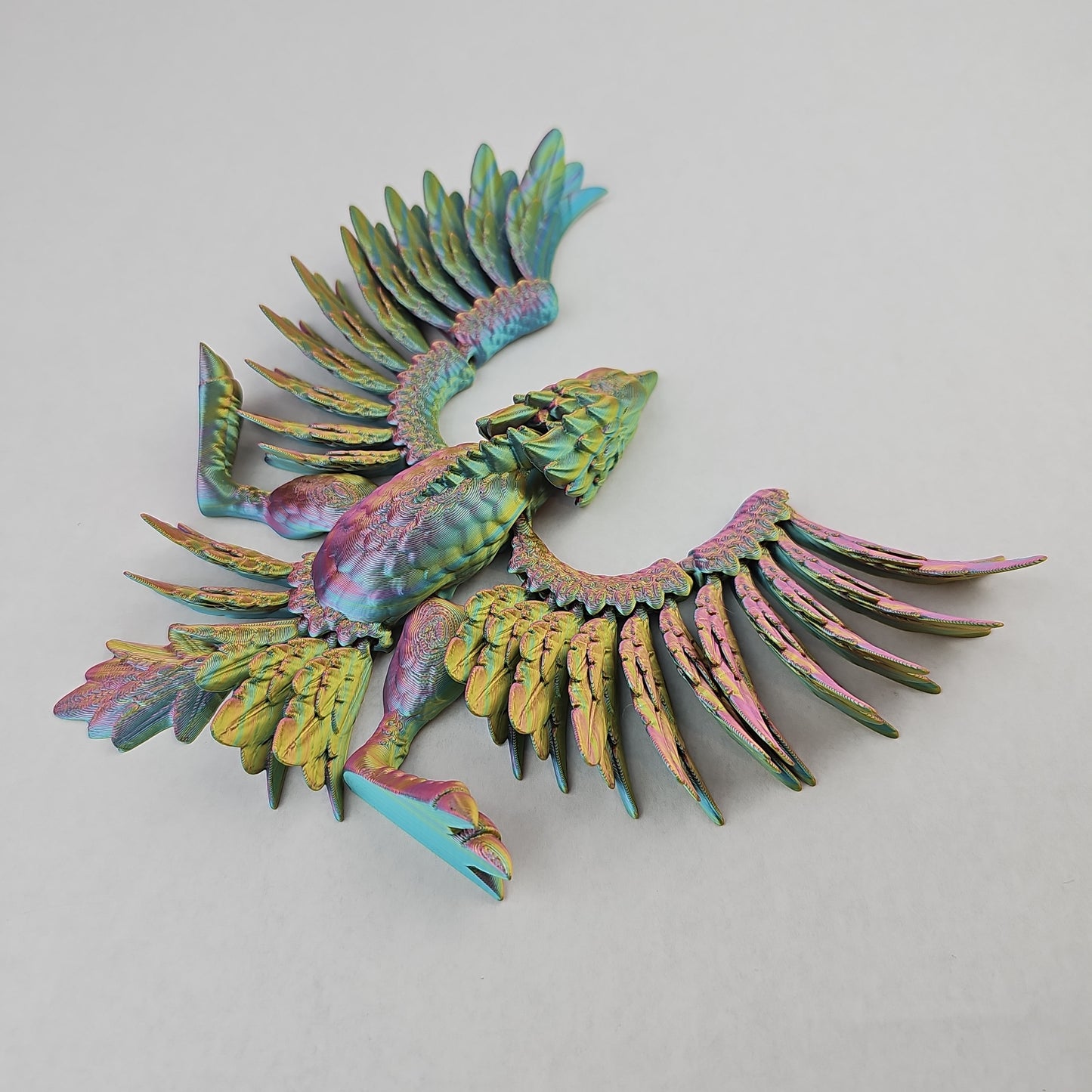 Articulating Phoenix - 8" x 8"