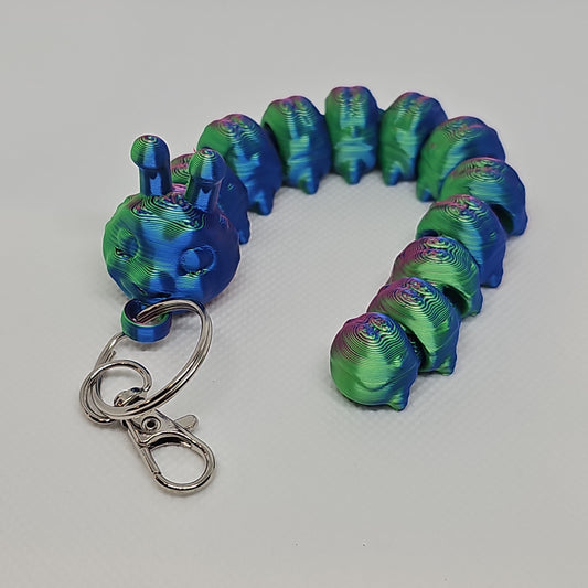 Caterpillar Keychain