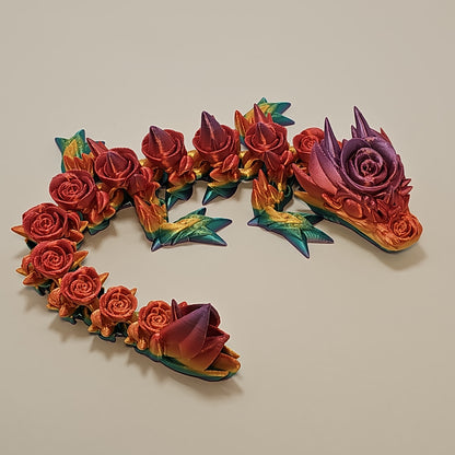 Rose Dragon - 15" Long