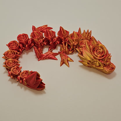 Rose Dragon - 15" Long