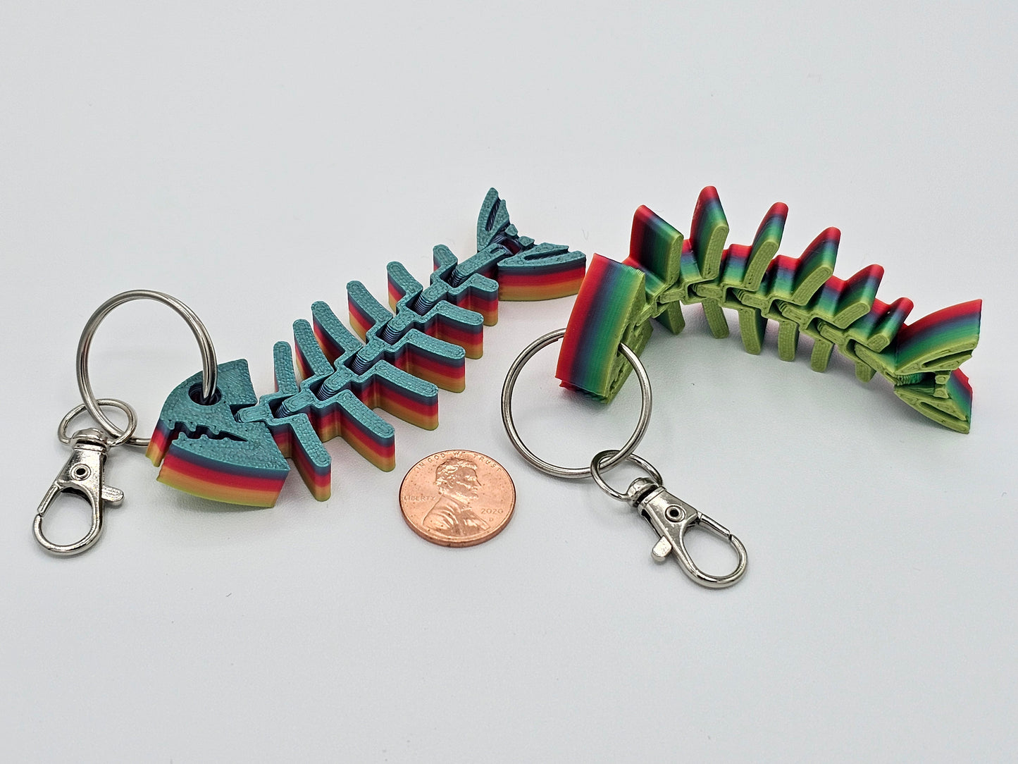 Fish Bone - Keychain